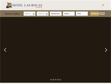 Tablet Screenshot of hotellasrocas.com.ar